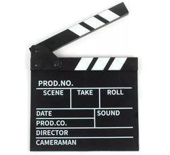 Claqueta de Cine negra clásica de 20 cm