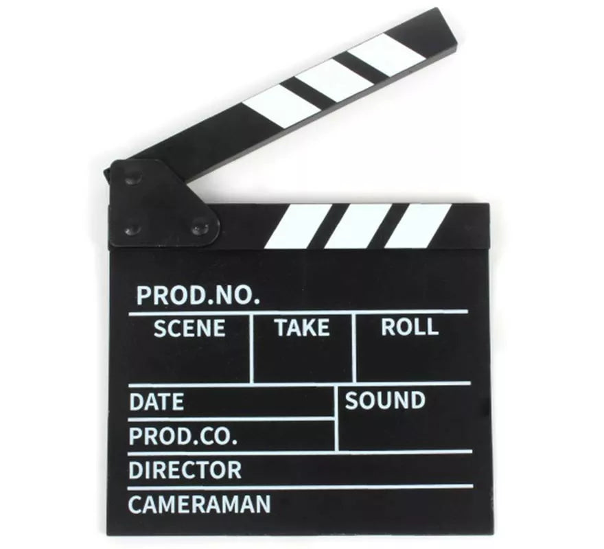 Translation missing: es.Claqueta de Cine negra clásica de 20 cm
