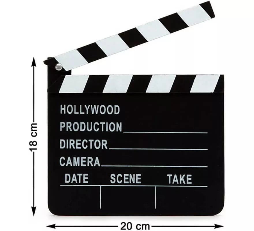 Translation missing: es.Claqueta de Director de cine 18x20 cm