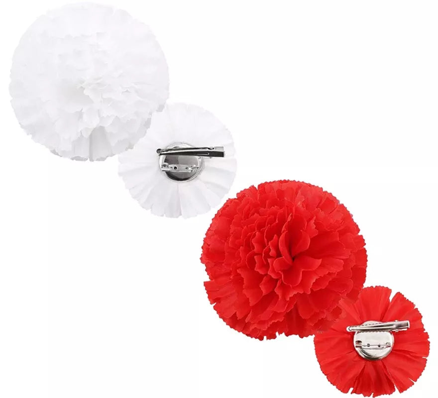 Translation missing: es.Clavel de Sevillana o Chulapa de 8 cm con Pinza en varios colores