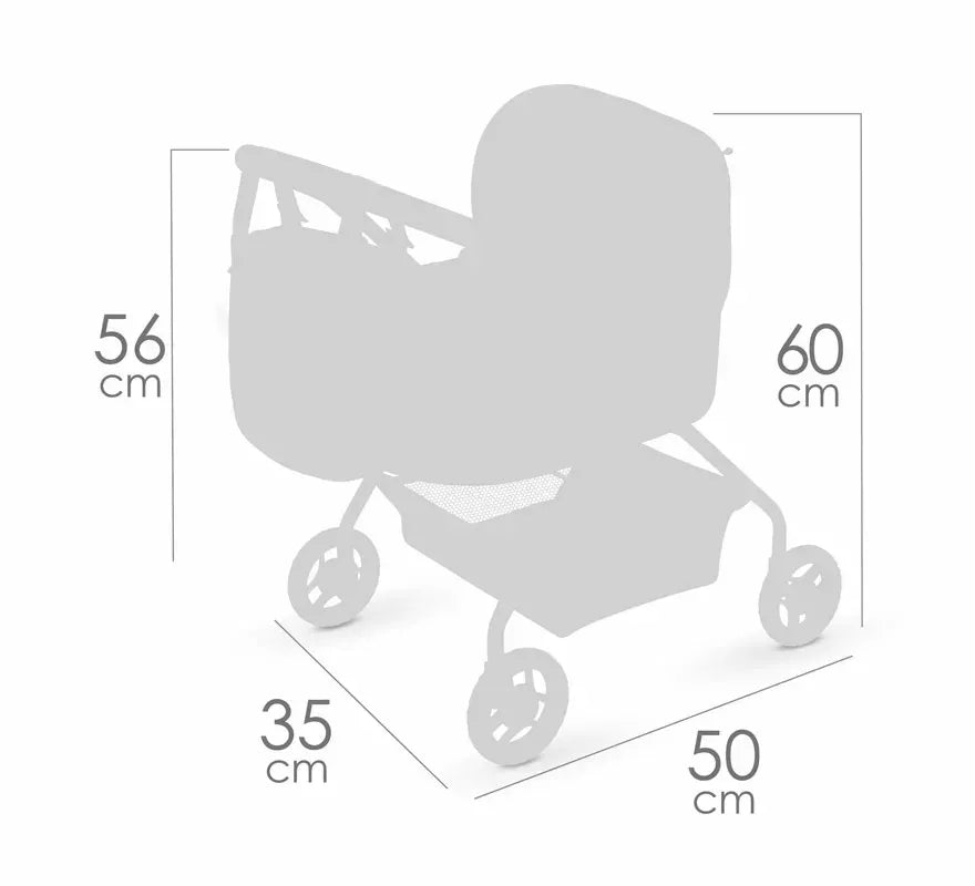 Coche de muñecas de hasta 42 cm