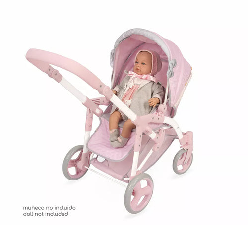 Coche de Muñecas de hasta 48 cm 3 en 1 Plegable