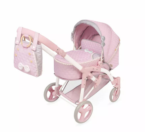 Coche de Muñecas de hasta 48 cm 3 en 1 Plegable