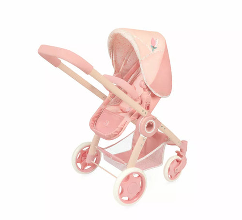 Coche de Muñecas de hasta 48 cm 3 en 1 Plegable con Bolso