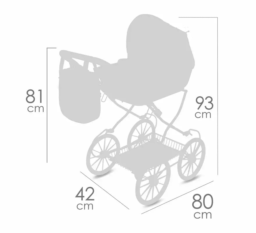 Translation missing: es.Coche de Muñecas de hasta 48 cm Plegable