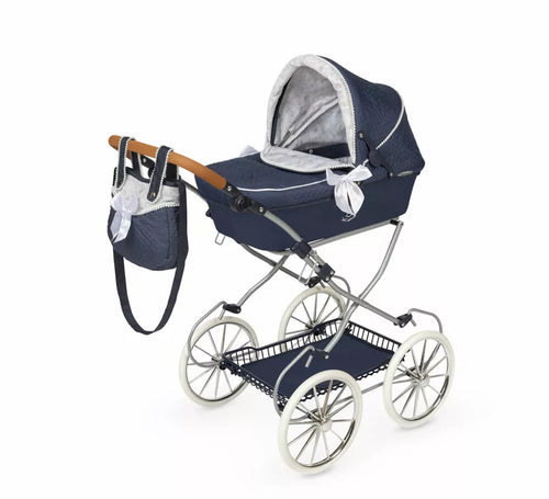 Coche de Muñecas de hasta 48 cm Plegable con Bolso