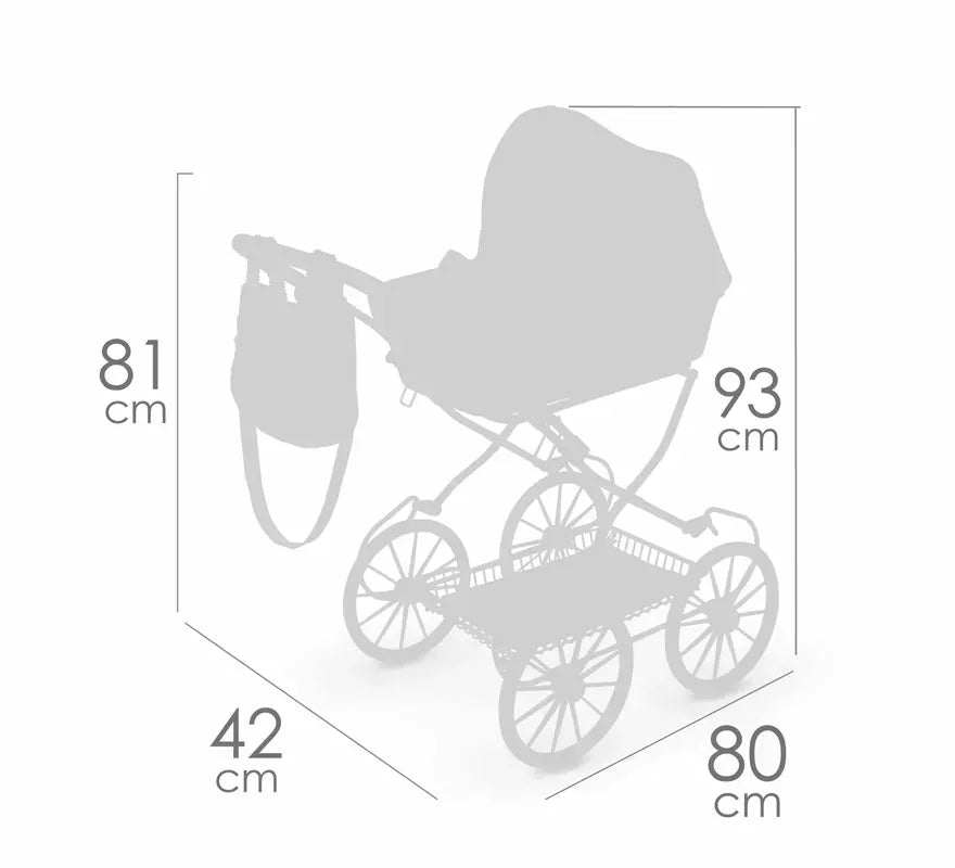 Translation missing: es.Coche de Muñecas de hasta 48 cm Plegable con Bolso