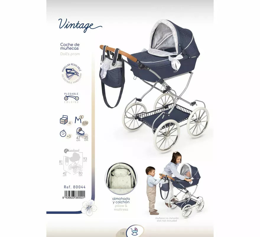 Translation missing: es.Coche de Muñecas de hasta 48 cm Plegable con Bolso