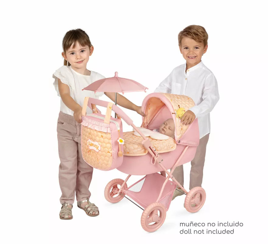 Translation missing: es.Coche de Muñecas de hasta 48 cm Plegable con Sombrilla y Bolso