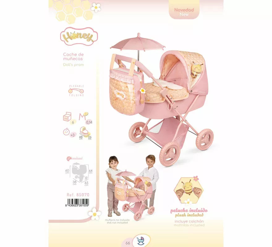 Translation missing: es.Coche de Muñecas de hasta 48 cm Plegable con Sombrilla y Bolso
