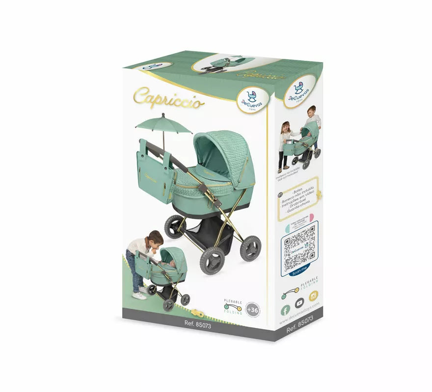 Translation missing: es.Coche de Muñecas de hasta 48 cm Plegable con Sombrilla y Bolso