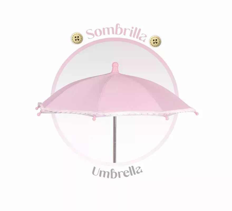 Translation missing: es.Coche de Muñecas de hasta 48 cm Plegable con Sombrilla y Bolso