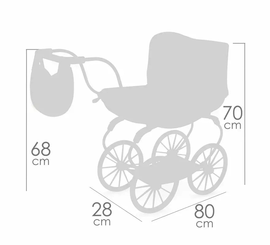Coche de Muñecas de hasta 50 cm Clásico