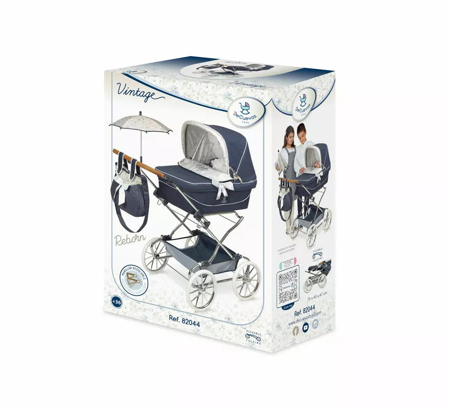 Translation missing: es.Coche de Reborn de hasta 55 cm Plegable con Sombrilla y Bolso