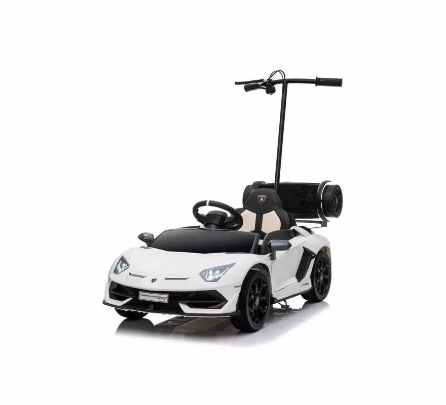 Translation missing: es.Coche Eléctrico Infantil Aventador SVJ blanco 12V