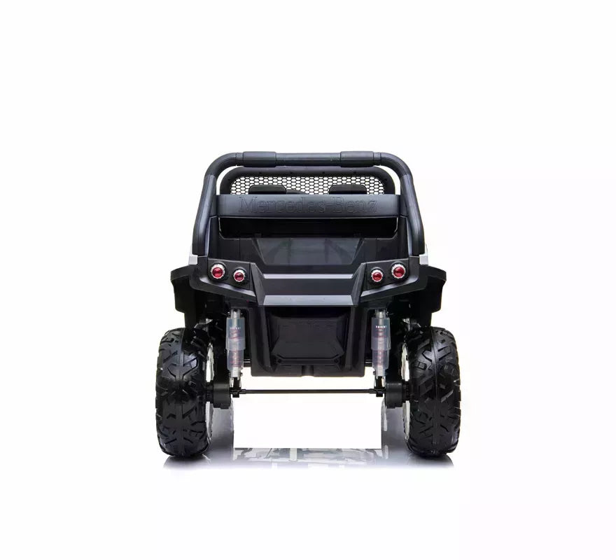 Coche Eléctrico Infantil Mercedes Benz Unimog blanco 12V