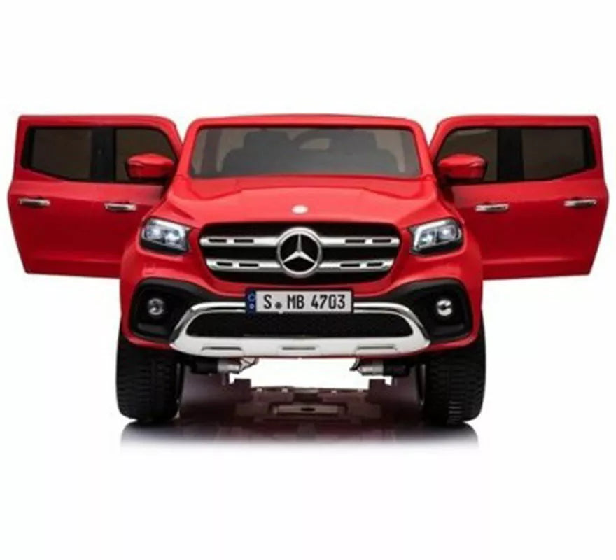 Coche Eléctrico Infantil Mercedes Benz X Class Pick Up rojo12V