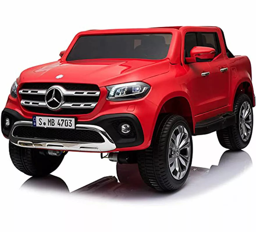Coche Eléctrico Infantil Mercedes Benz X Class Pick Up rojo12V