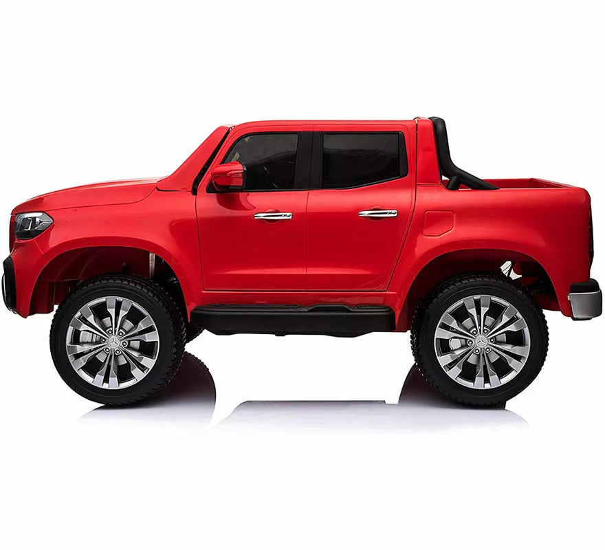 Coche Eléctrico Infantil Mercedes Benz X Class Pick Up rojo12V