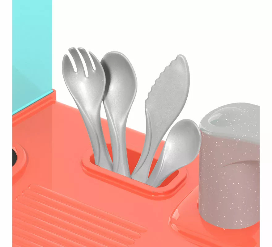 Cocina infantil azul con Planchador