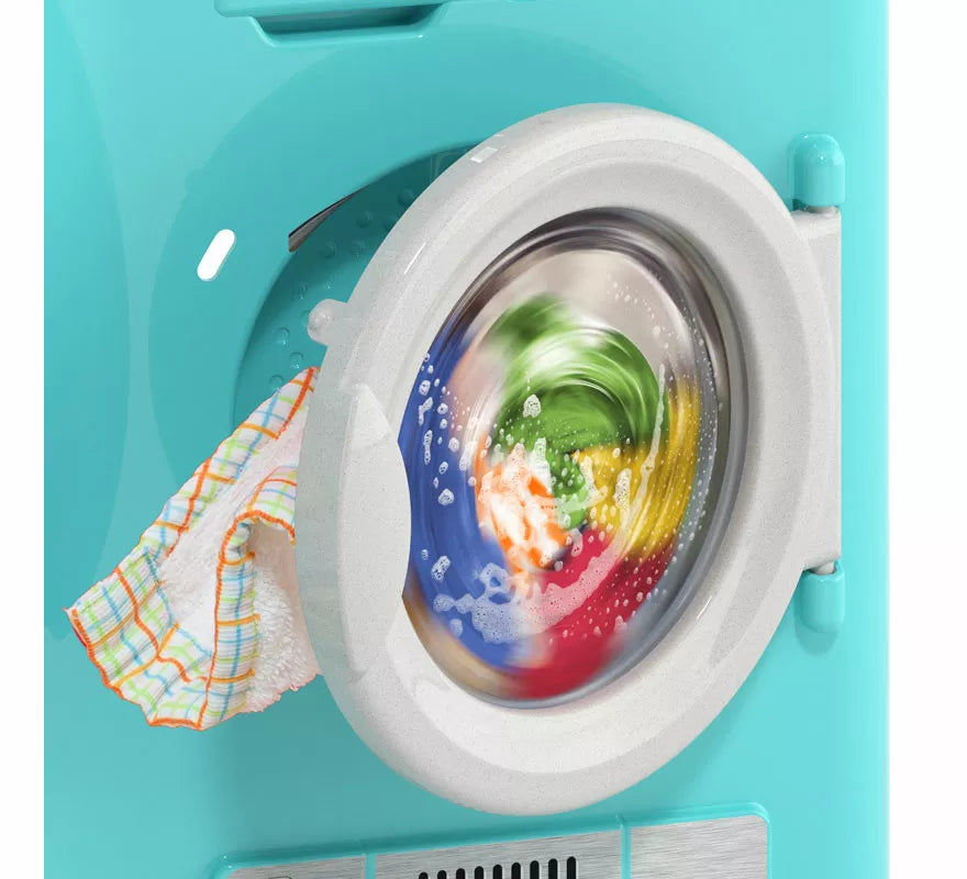 Cocina infantil azul con Planchador