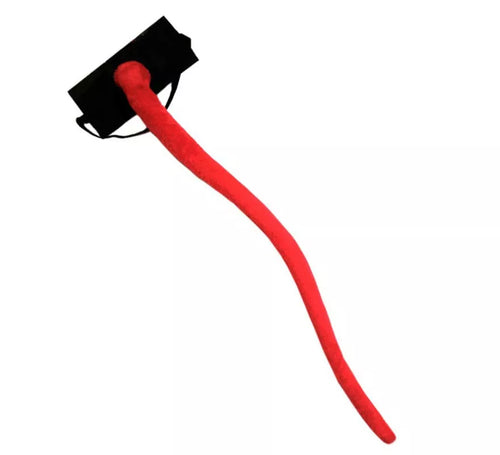 Cola Larga roja con cinta