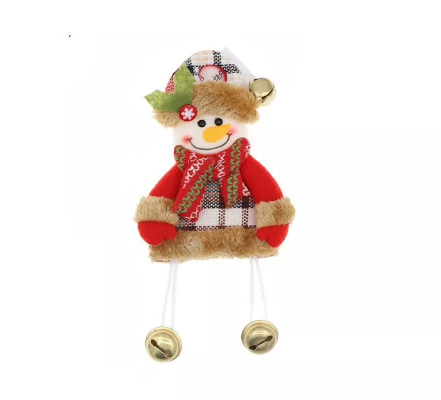 Translation missing: es.Colgante Árbol de Navidad de Muñeco Nieve con cascabeles de 19x16 cm