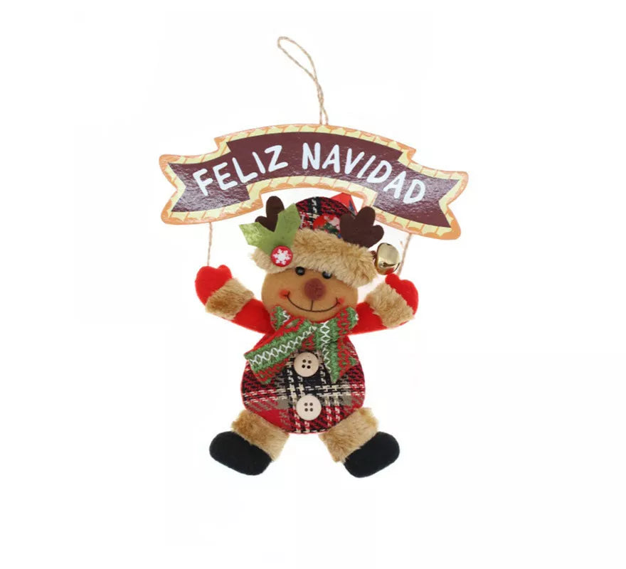 Translation missing: es.Colgante Árbol de Navidad de Reno de 19x16 cm