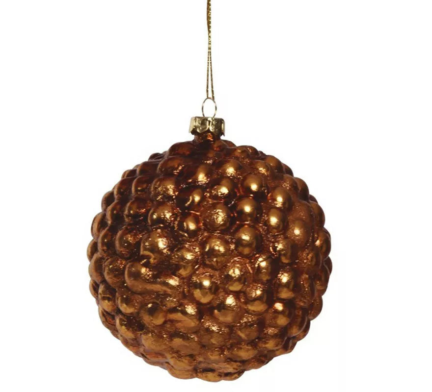 Translation missing: es.Colgante Bola con Burbujas Oro de 90 mm
