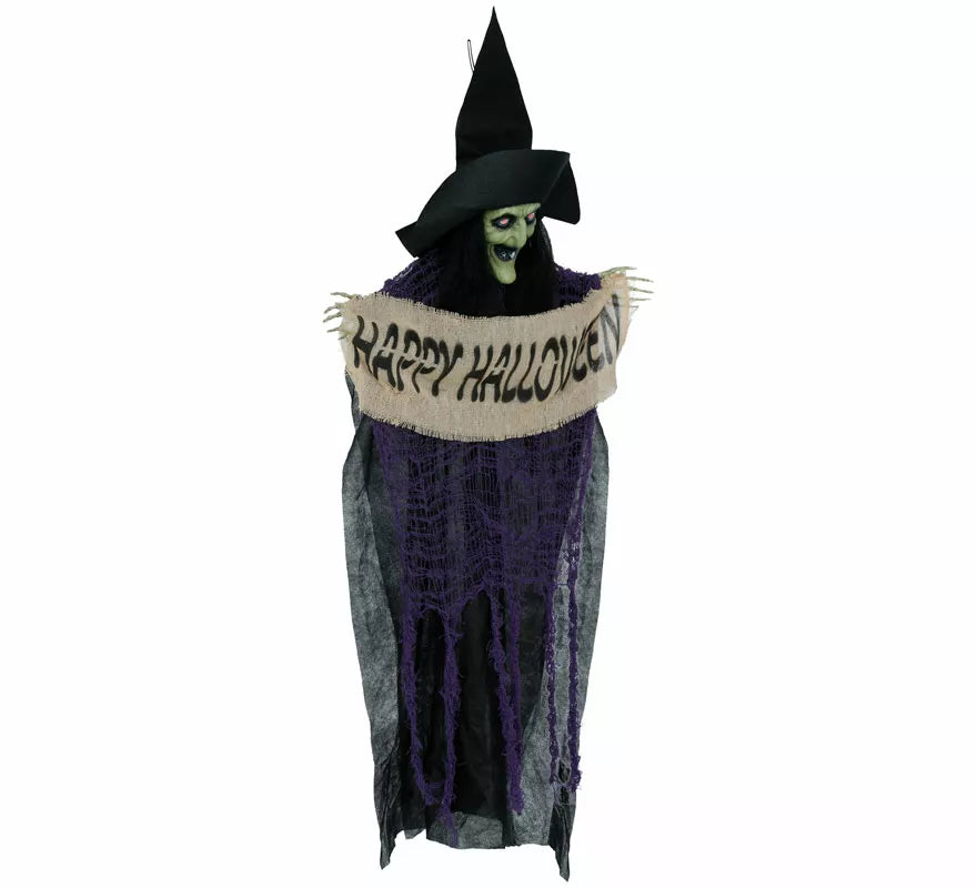 Colgante Bruja con Letrero de 110 cm
