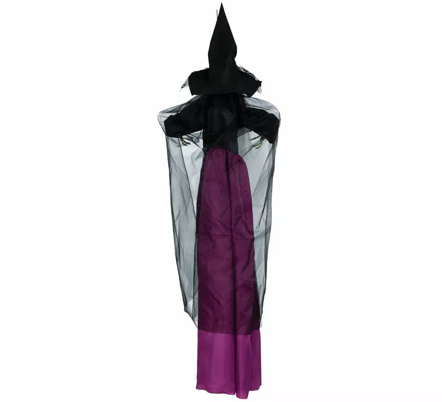 Colgante Bruja con Luz, Sonido y Movimiento de 130 cm
