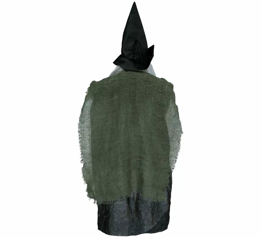 Colgante Bruja con Pelo y Tela de 40 cm