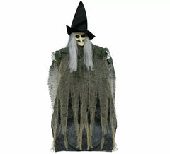 Colgante Bruja con Pelo y Tela de 40 cm