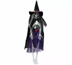Colgante Bruja Esqueleto con Vestido de 47 cm