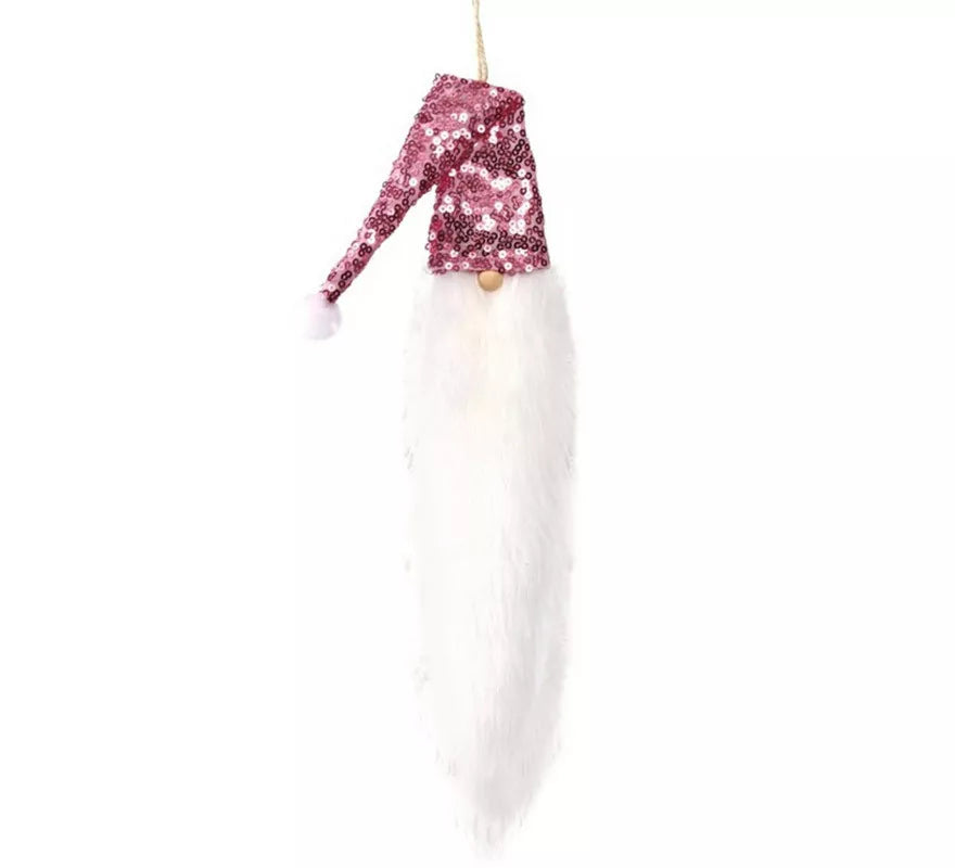 Translation missing: es.Colgante Cabeza Papá Noel con extra Barba de 41 cms