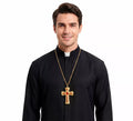 Colgante con Cruz de Obispo Metálica