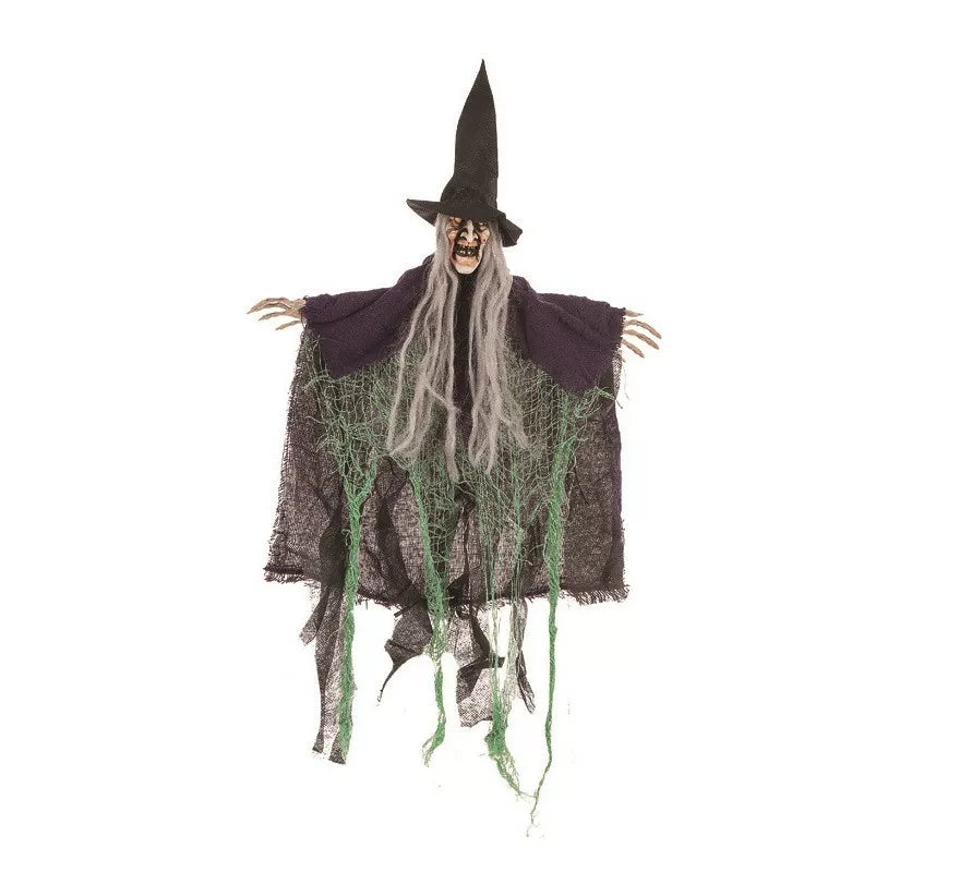 Translation missing: es.Colgante de Bruja con Hilos Verde de 50 cm