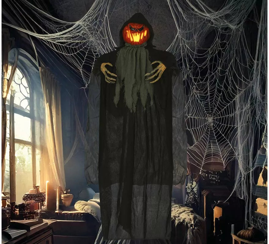 Translation missing: es.Colgante de Calabaza con Luz de 120 cm