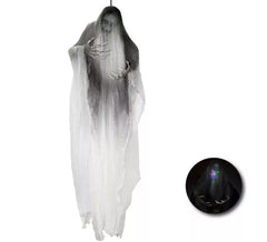 Colgante de Esqueleto blanco con luz de 190x158 cm