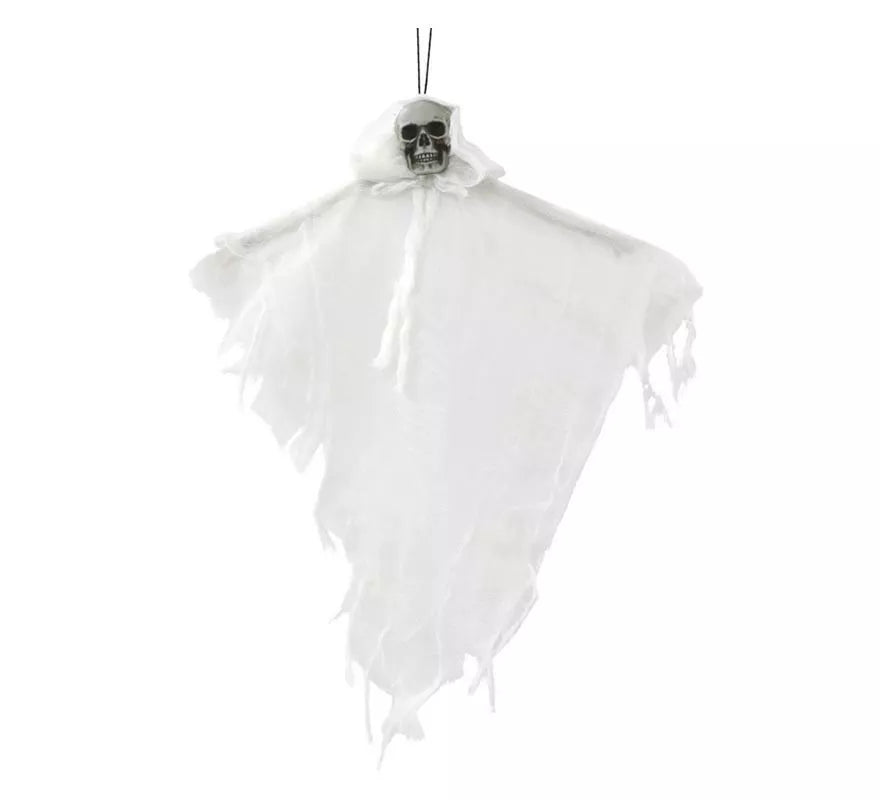 Translation missing: es.Colgante de Esqueleto con túnica blanca de 42 cm