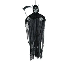 Colgante de Esqueleto Demonio con Luz Sonido de 130 cm