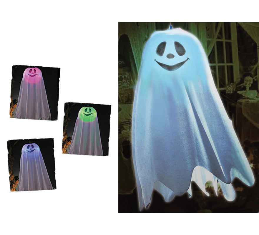 Colgante de Fantasma con luz de 60 cm en varios colores