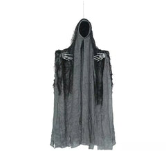 Colgante de Fantasma gris con Túnica de 50 cm
