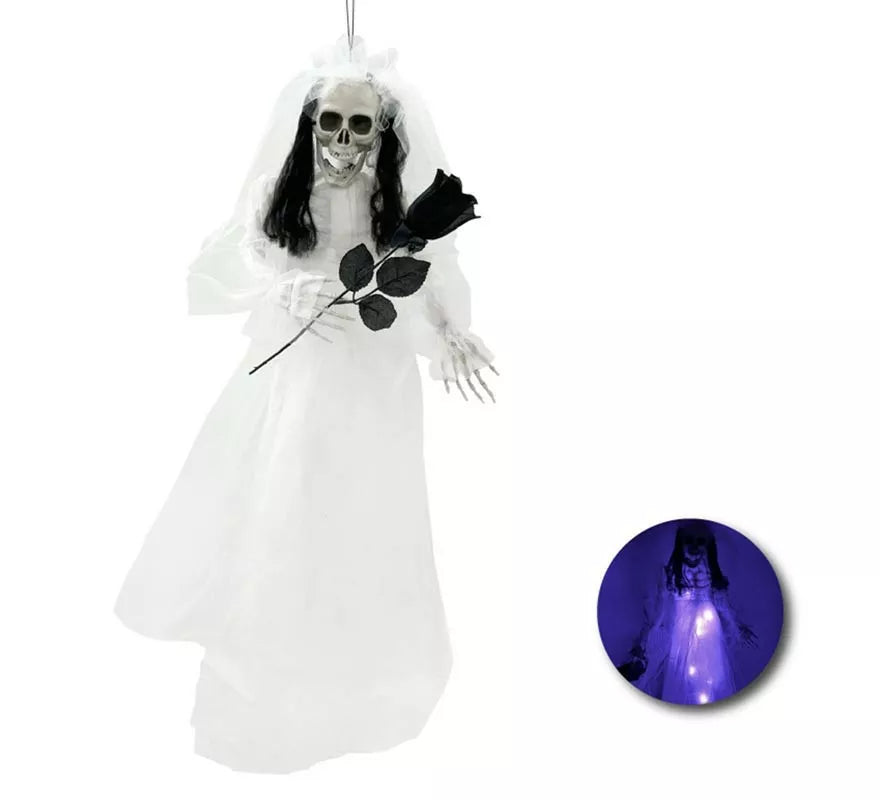 Translation missing: es.Colgante de Novia Muerta blanco con luz de 85 cm