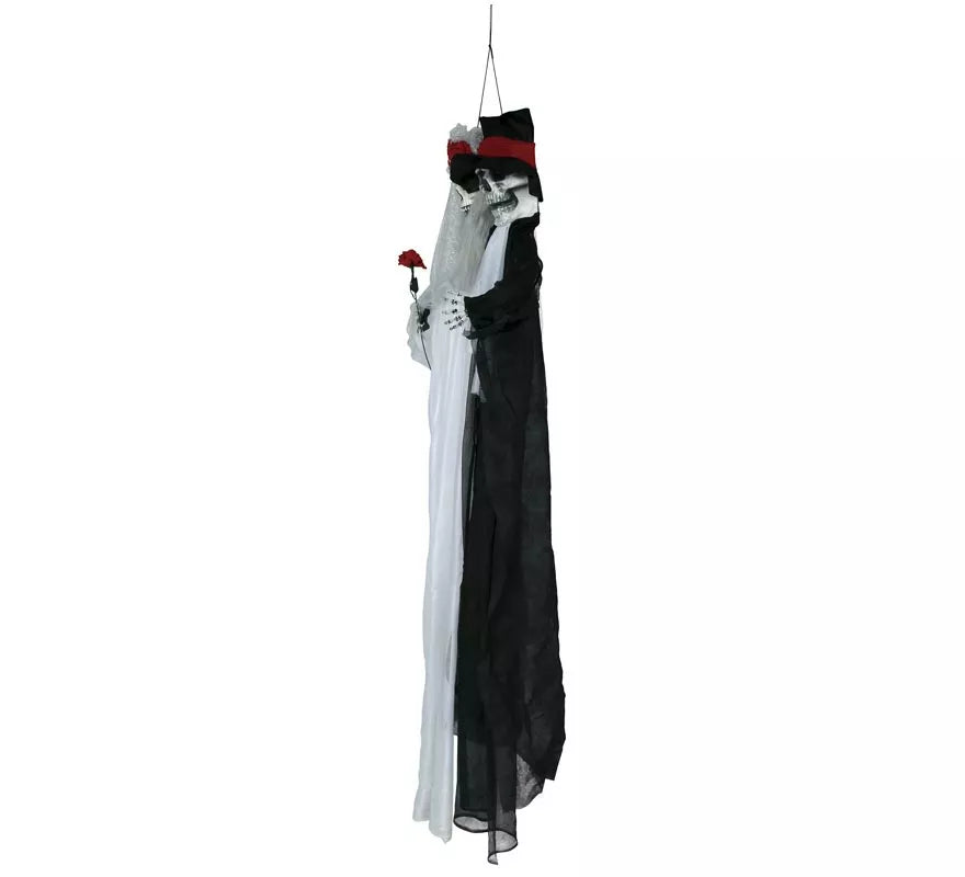 Colgante de Novios Esqueleto con Luz y Sonido de 185 cm