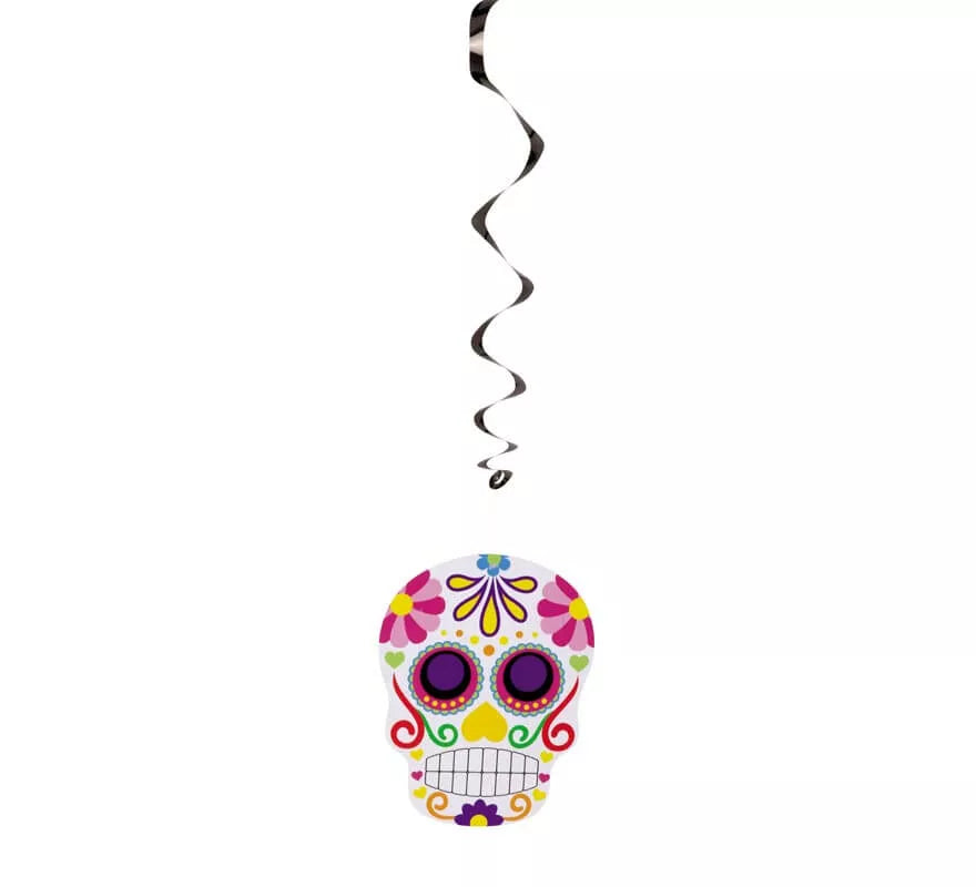 Translation missing: es.Colgante espiral de Calavera Catrina