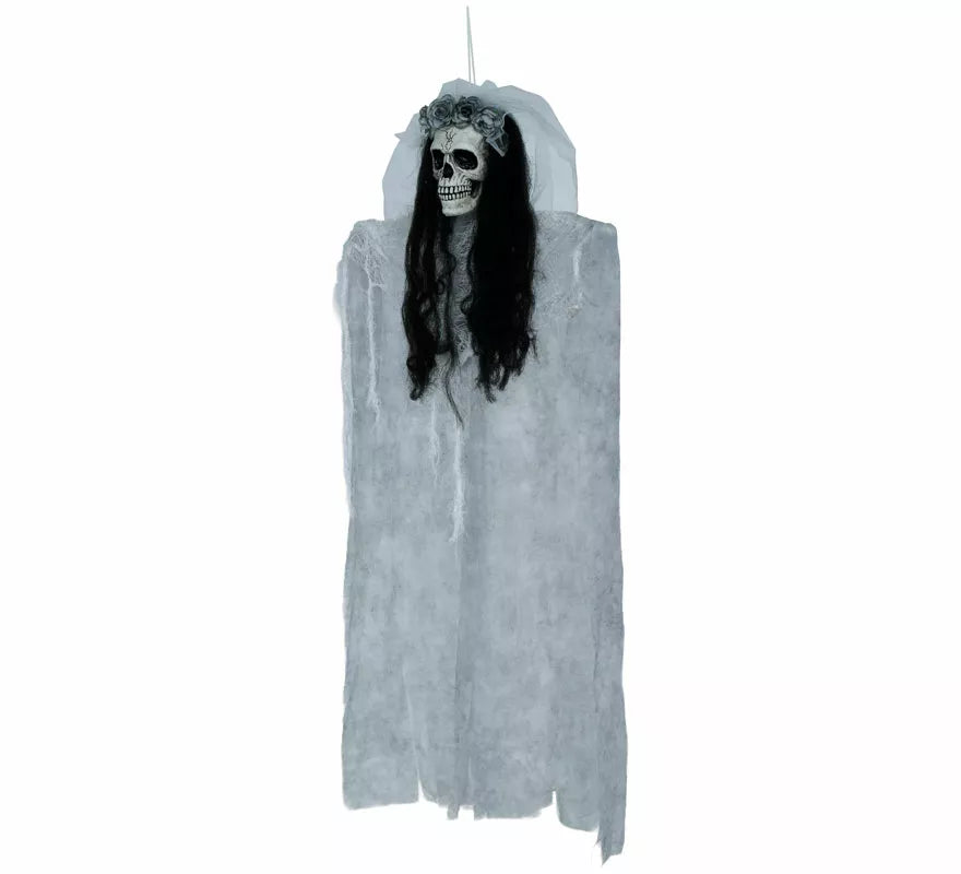 Colgante Esqueleto con Pelo de 95 cm