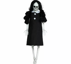 Colgante Esqueleto con Vestido negro de 40 cm