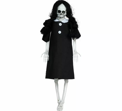 Colgante Esqueleto con Vestido negro de 40 cm