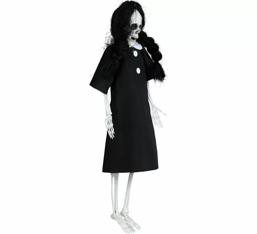 Colgante Esqueleto con Vestido negro de 40 cm